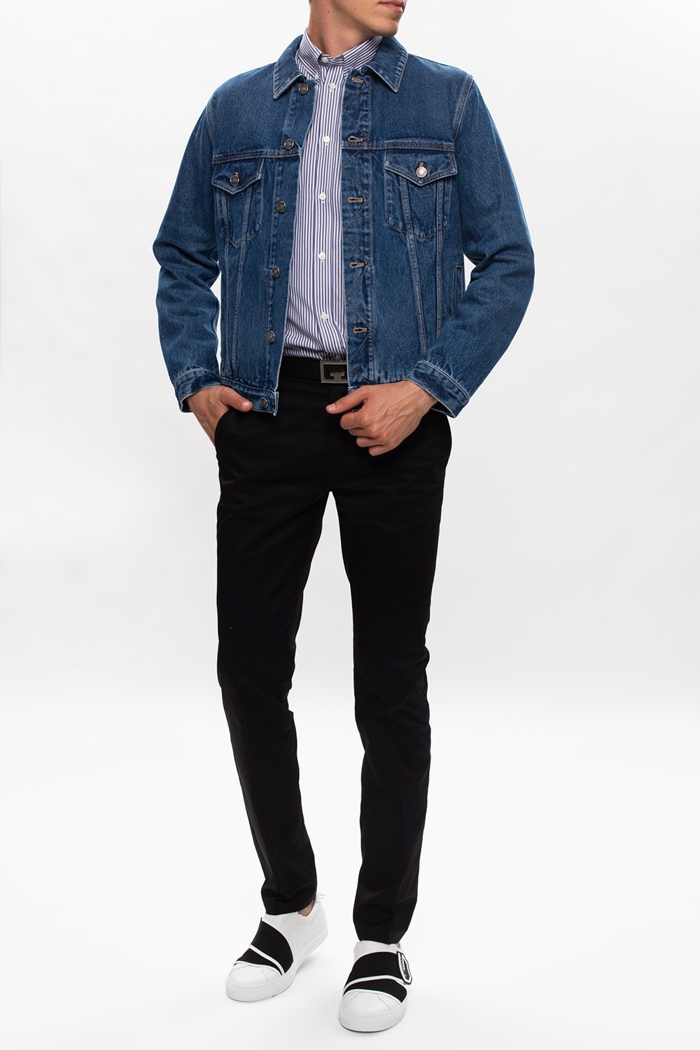 Givenchy denim hot sale jacket mens